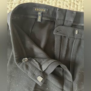 Escada black classic pants very good condition